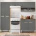 Cozinha Modulada 4 Peças 222cm 2936 Freijo Gris KTP