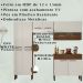 Cozinha Modulada 4 Peças 222cm 2936 Nogueira Off White Ripado KTP