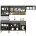 Cozinha Modulada 4 Pecas Balcao Pia Line Gris Cp Freijo KTP