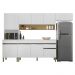 Cozinha Modulada 4 Pecas Com Balcao Tampo Line Supremo Cp Freijo KTP
