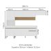 Cozinha Modulada 4 Pecas Com Balcao Tampo Line Supremo Cp Freijo KTP