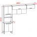 Cozinha Modulada 6 portas 2972 Freijo Vanilla Ripado KTP