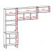 Cozinha Modulada 6 portas 2972 Freijo Vanilla Ripado KTP