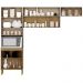 Cozinha Modulada 6 portas 2972 Freijo Vanilla Ripado KTP