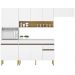 Cozinha modulada 250cm 9 Portas 2992 Supremo KTP