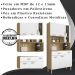 Kit Armario Cozinha 6 Portas 196GD Freijo Supremo KTP