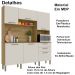 Kit Armario Cozinha 6 Portas 2919 Freijo Soft KTP