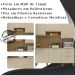 Kit Armario Cozinha 6 Portas 2919 Freijo Vanilla KTP