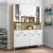 Kit Armario Cozinha 8 Portas 197GD Freijo Supremo KTP