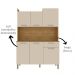 Kit Cozinha 6P 1G 122 cm Genova Freijo Soft KTP