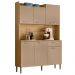 Kit Cozinha 6P 1G 122 cm Genova Freijo Vanilla KTP