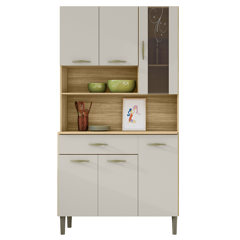 Kit Cozinha 6P 1G 91 cm Golden Freijo Soft KTP