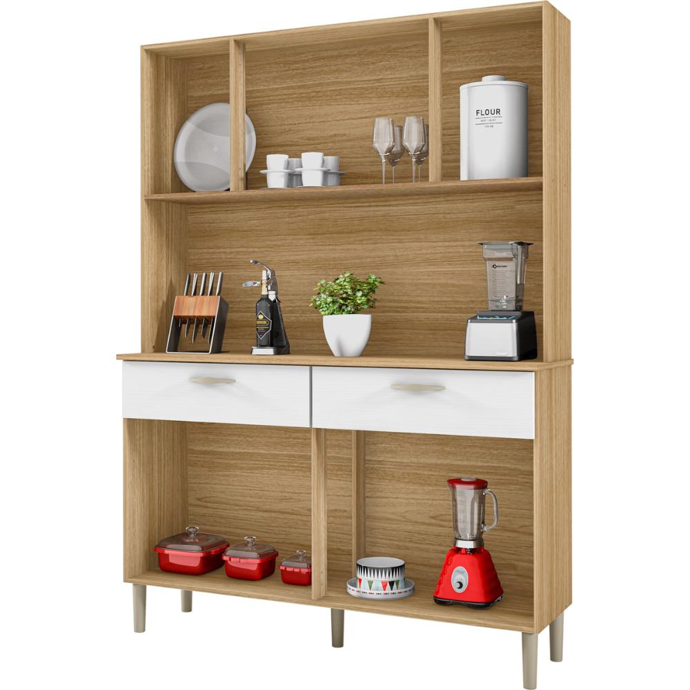 Kit Cozinha 8 Portas e 2 Gavetas Freijó Supremo Pan Kits Paraná
