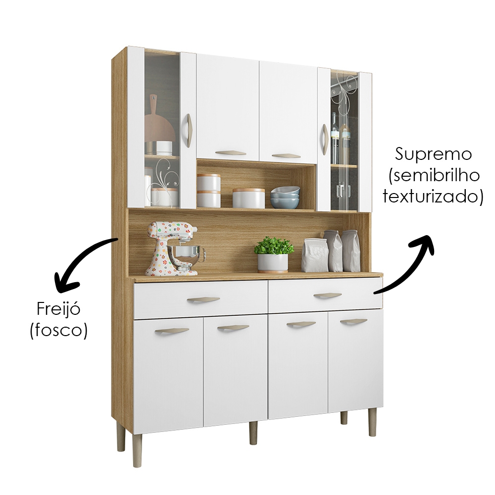 Kit Cozinha 8P 2G 122 cm Golden Freijo Supremo KTP