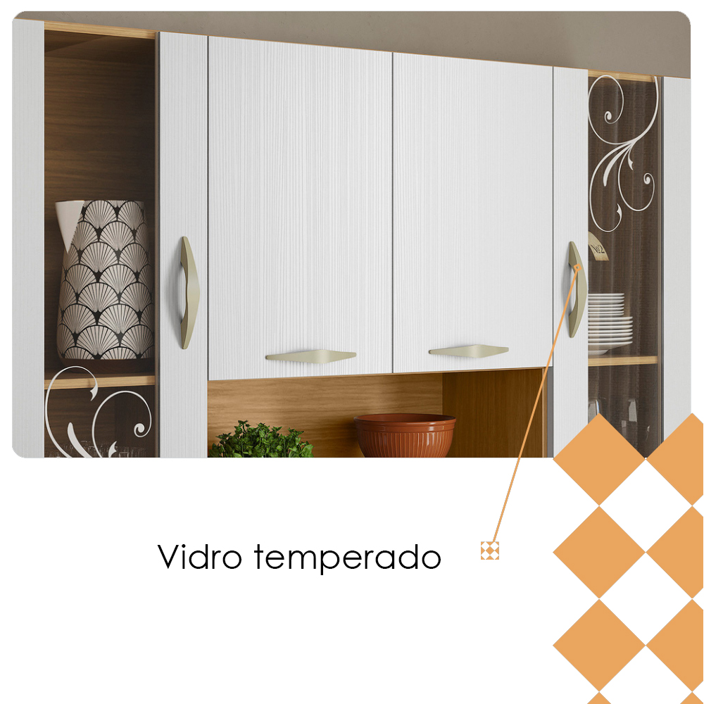 Kit Cozinha 8P 2G 122 cm Golden Freijo Supremo KTP