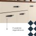 Kit Cozinha 8P 2G 122 cm Golden Nogueira Off White KTP