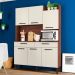 Kit de Cozinha 6 Portas e 2 Gavetas Udine Nogueira Off White