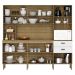 Kit de Cozinha com 9 Portas e 2 Gavetas Budapeste Supremo