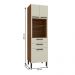 Paneleiro 4 Portas e 2 Gavetas Moncton Nogueira Off White