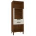 Paneleiro 4 Portas e 2 Gavetas Moncton Nogueira Off White