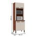 Paneleiro Duplo com 4 Portas Winkler Nogueira Off White