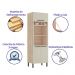 Paneleiro Forno e Microondas com Garrafeiro Viv Concept Kit's Paraná Cor:Fresno/Off White