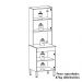 Paneleiro Microondas 2 Portas 193x60 cm Line Supremo KTP
