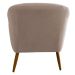 Kit 2 Poltronas para Sala Decorativas Pés Palito Lapazze Linho Bege