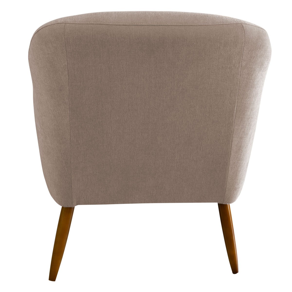 Kit 2 Poltronas para Sala Decorativas Pés Palito Lapazze Linho Bege
