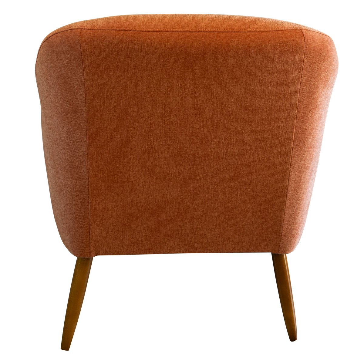 Kit 2 Poltronas para Sala Decorativas Pés Palito Lapazze Linho Terracota