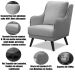 Kit 2 Poltronas para Sala Decorativas c/ Tachas Sarah Veludo Bordô