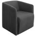 Kit 2 Poltronas para Sala e Escritório Base Giratória Blue Linho Cinza