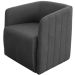 Kit 2 Poltronas para Sala e Escritório Base Giratória Blue Linho Cinza