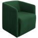 Kit 2 Poltronas para Sala e Escritório Base Giratória Blue Linho Verde