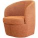 Kit 2 Poltronas para Sala e Escritório Base Giratória Samara Linho Terracota