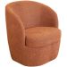 Kit 2 Poltronas para Sala e Escritório Base Giratória Samara Linho Terracota
