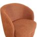 Kit 2 Poltronas para Sala e Escritório Base Giratória Samara Linho Terracota