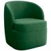 Kit 2 Poltronas para Sala e Escritório Base Giratória Samara Veludo Verde