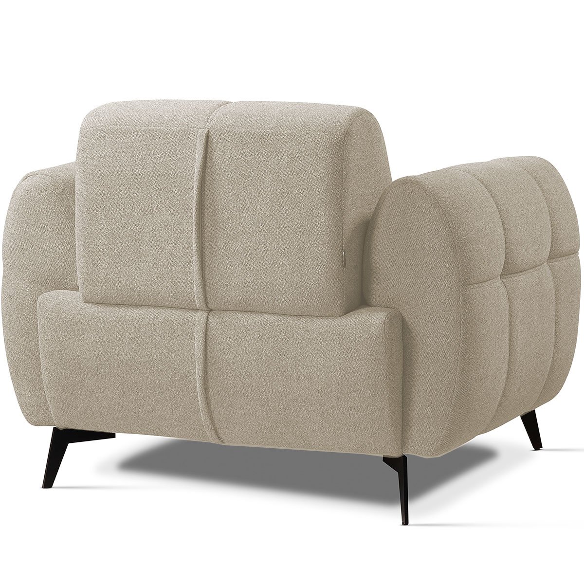 Kit 2 Poltronas para Sala e Escritório Decorativa Kania Linho Bege