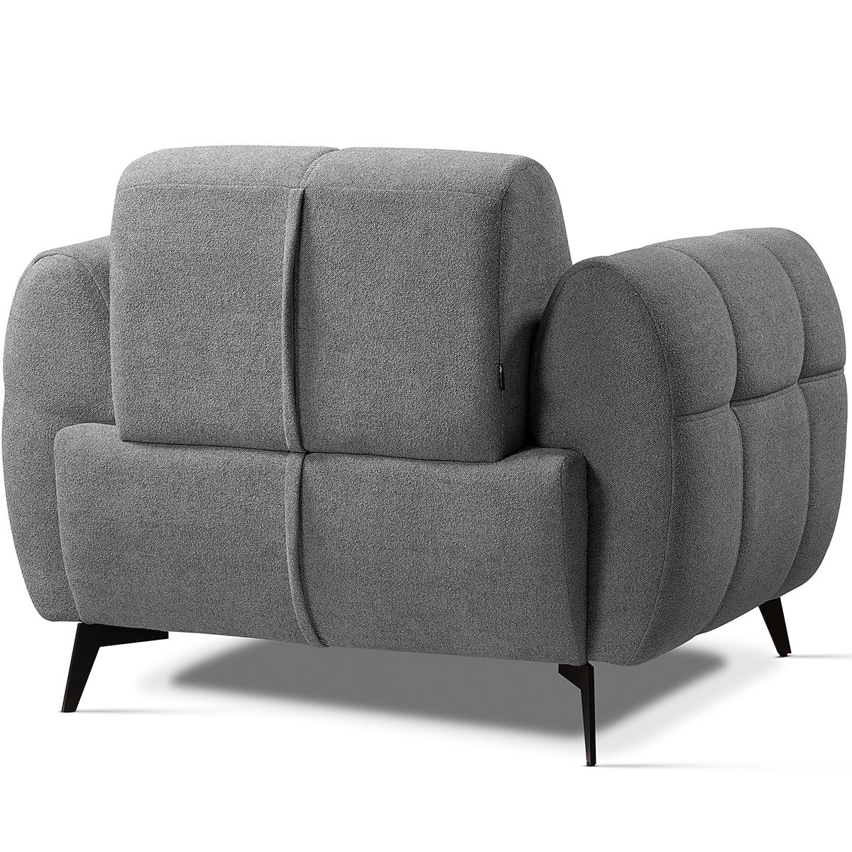 Kit 2 Poltronas para Sala e Escritório Decorativa Kania Linho Cinza