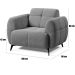 Kit 2 Poltronas para Sala e Escritório Decorativa Kania Linho Verde