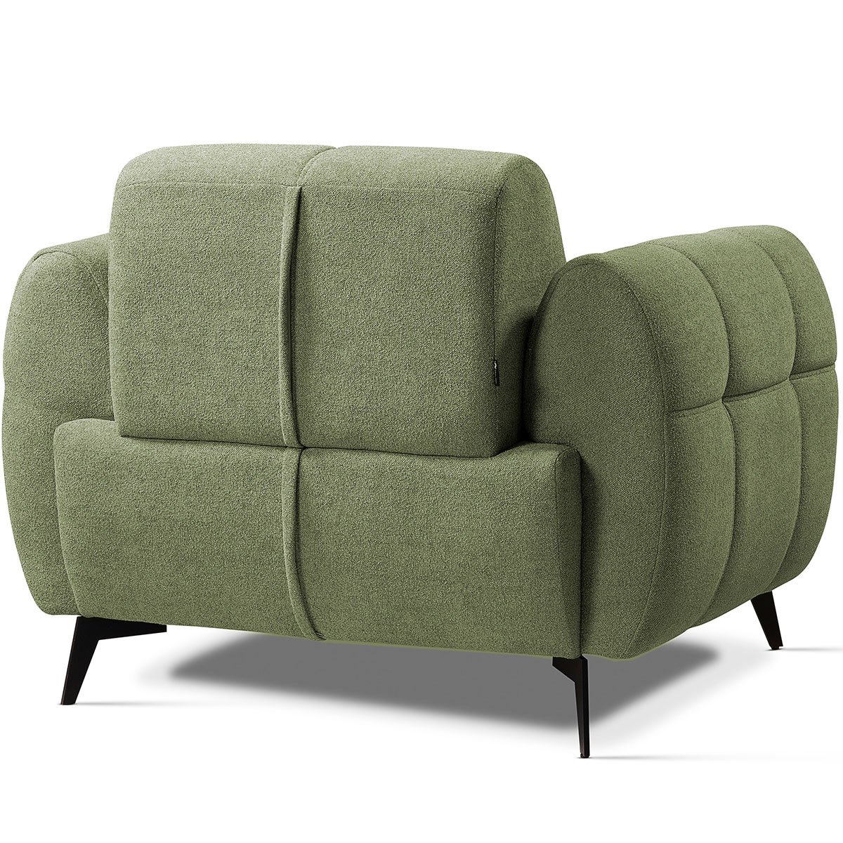 Kit 2 Poltronas para Sala e Escritório Decorativa Kania Linho Verde