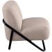 Kit 2 Poltronas para Sala e Escritório Decorativas Andora Linho Bege