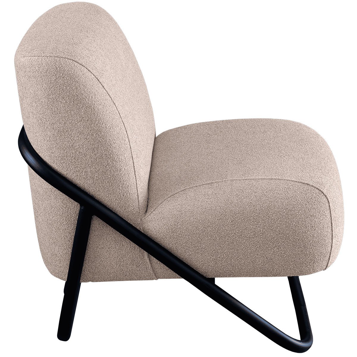 Kit 2 Poltronas para Sala e Escritório Decorativas Andora Linho Bege