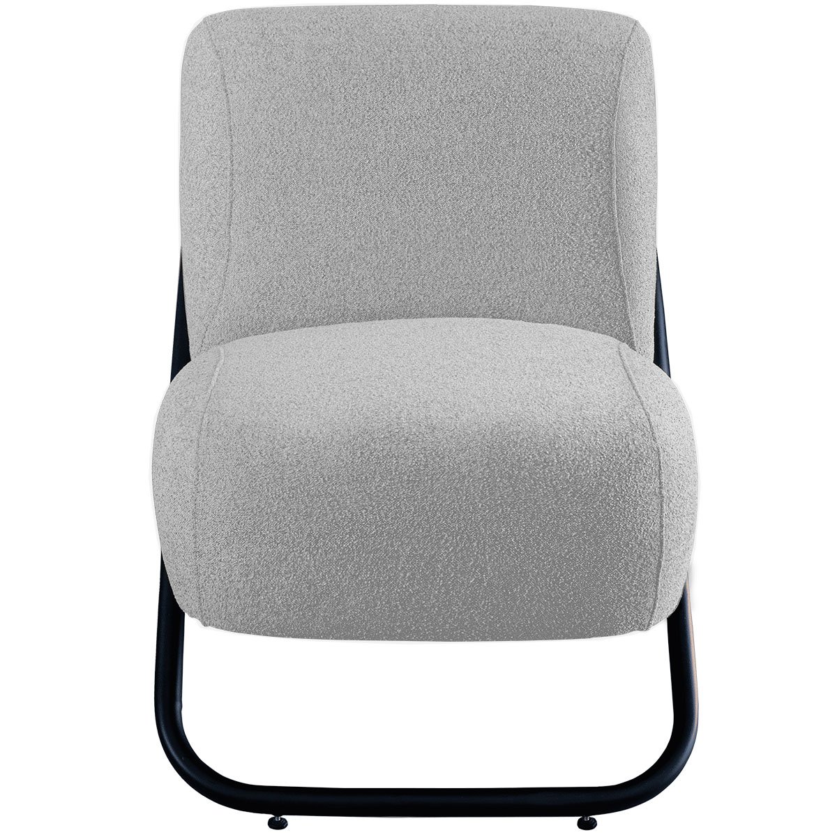 Kit 2 Poltronas para Sala e Escritório Decorativas Andora Linho Cinza Claro