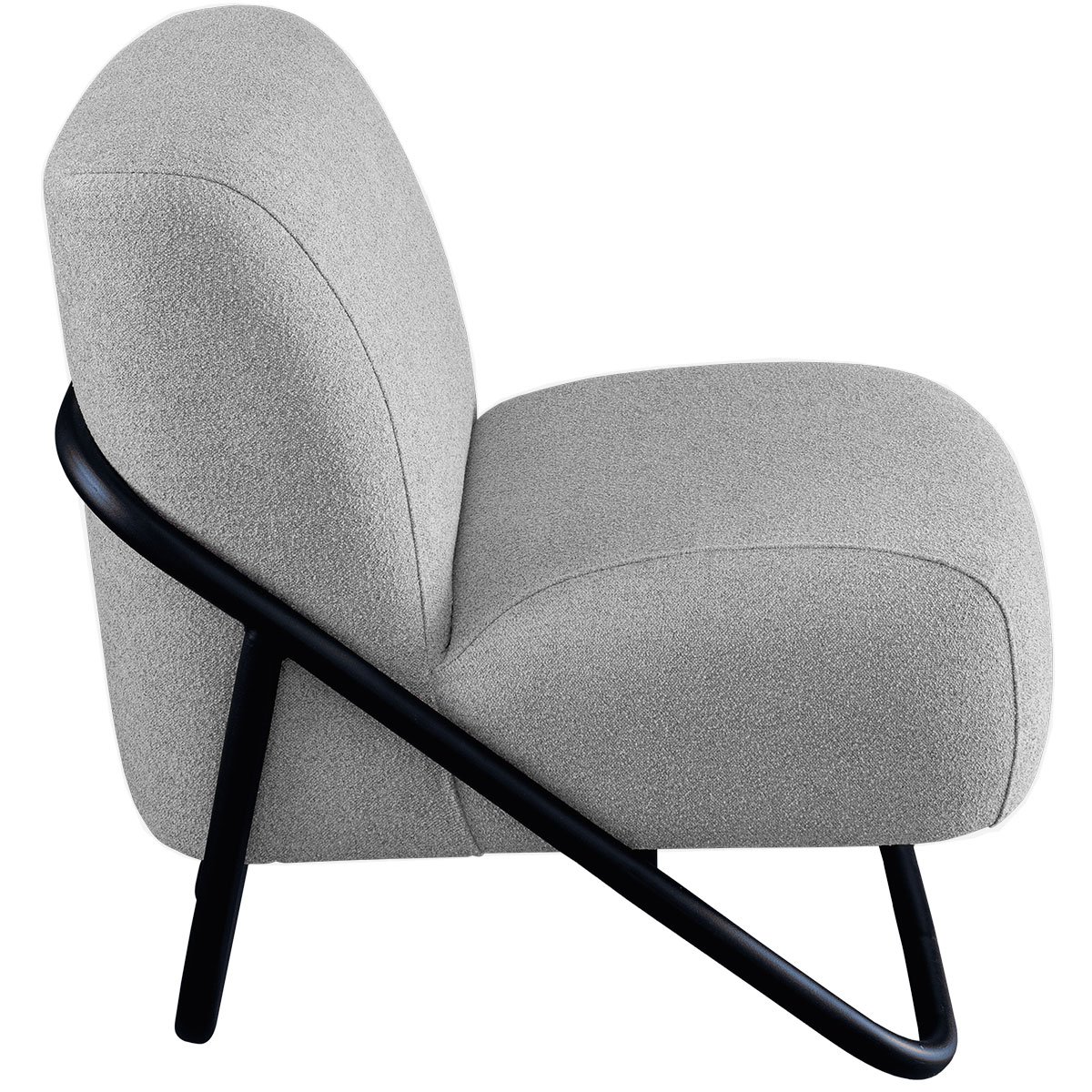 Kit 2 Poltronas para Sala e Escritório Decorativas Andora Linho Cinza Claro