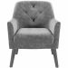 Kit 2 Poltronas para Sala e Escritório Decorativas Héstia Veludo Bege