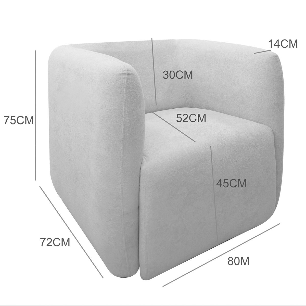 Kit 2 Poltronas para Sala e Escritório Decorativas Maliva Veludo Bege