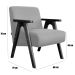 Kit 2 Poltronas para Sala e Escritório Decorativas Oceania Veludo Castor