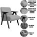 Kit 2 Poltronas para Sala e Escritório Decorativas Oceania Veludo Castor